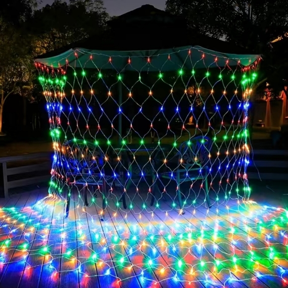 LED Mesh Web Christmas lights - Picture 3 of 6
